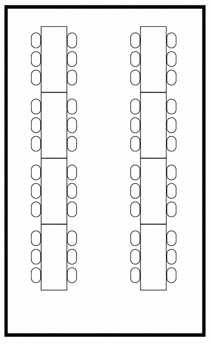 5 x 8 meter - Opptil 48 personer