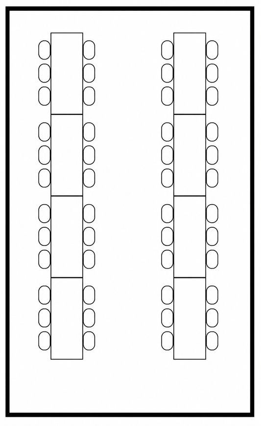 5 x 8 meter - Opptil 48 personer
