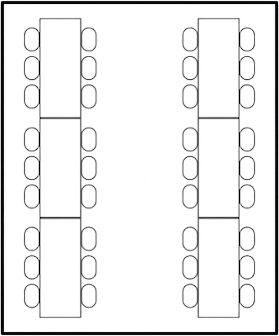 5 x 6 meter - Opptil 36 personer
