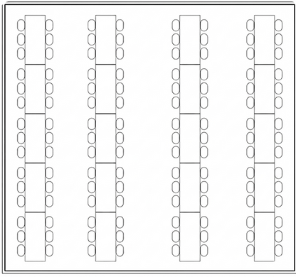 10 x 10 meter - Opptil 120 personer